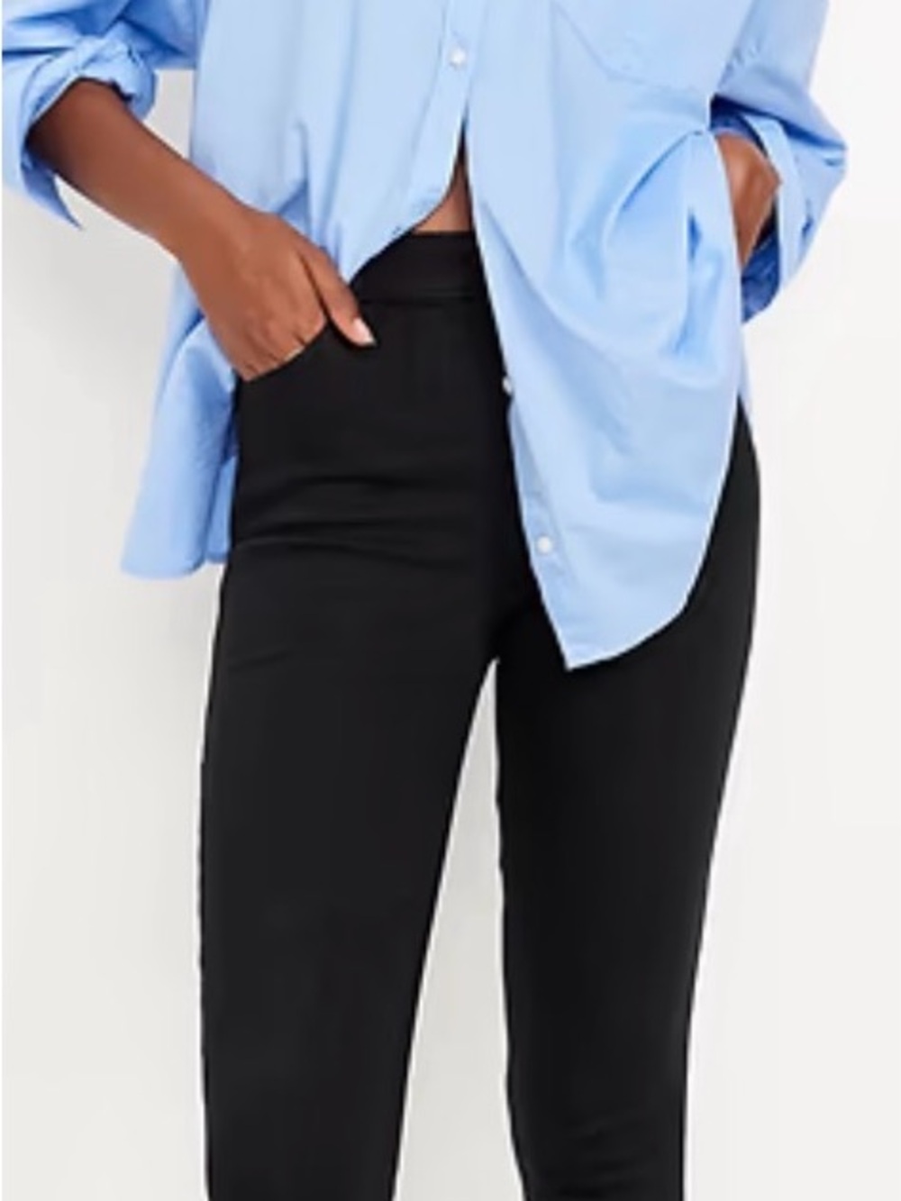 Old Navy Black Women's High Waisted Wow Super Skinny Jeans